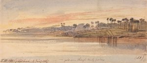 Golosoneh, 5-10 p.m., January 3, 1867 by Edward Lear